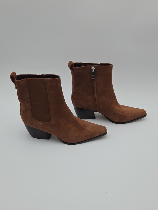 SARTO By Franco Sarto Shoes - SARTO By Franco Sarto- Viance  Brown Suede Ankle Booties Size 10M